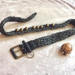 ❤️linen and leather belt❤️